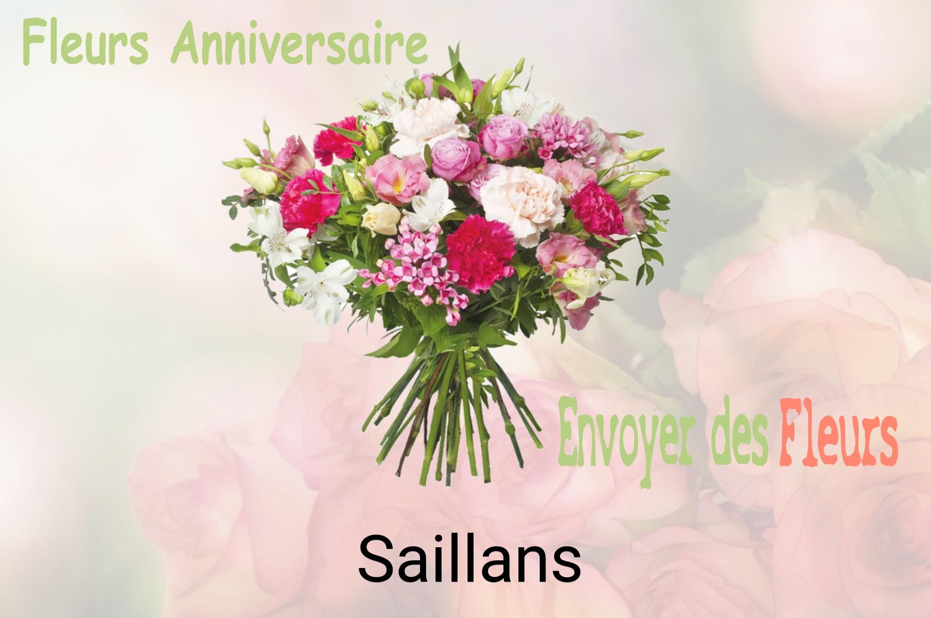 Bouquet de fleurs d’anniversaire livré à Saillans